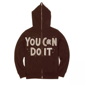 Best Selling Full Zip Up <b>Hoodies</b> <b>Black</b> Color Long Sleeve Streetwear <b>Hoodies</b> <b>for</b> <b>Men</b> Custom Logo and Personalized Design Options - Product Image 6