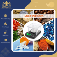 Balance numérique portable intelligente à écran LCD, plateforme en acier inoxydable, haute précision 10mg, garantie 1 an, offre exclusive, Inde
