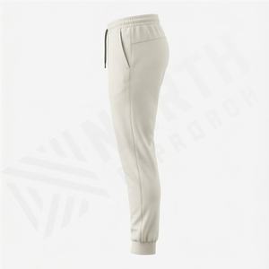 Men Track Pants <b>Joggers</b> Sports Gym Pants Elastic Waist <b>Zip</b> <b>Pockets</b> Heavyweight Men's Pants Washed Soft Customized Color - Product Image 3