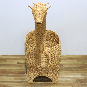 Artex Dong Thap tissé jacinthe d'eau girafe jouet panier de rangement pour la décoration de la chambre des enfants - Product Image 5