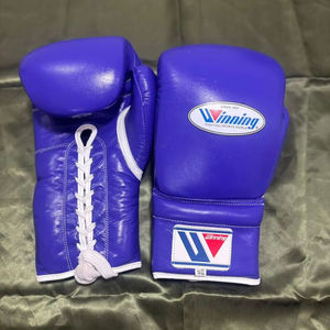 Gants de boxe en cuir de vache pour hommes pour l'entraînement en salle de sport, la remise en forme, le sparring, la pratique du sac lourd et les compétences athlétiques - Product Image 5