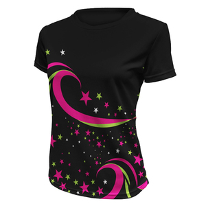 Haut court sublimé pour filles, chemise de gymnastique et de danse pour femmes - Product Image 5