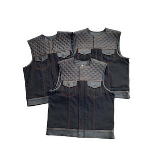 Nouveauté personnalisée Gilet en cuir véritable Slim Fit en cuir de vachette pur Gilet en cuir véritable Gilet chaud Top Design - Product Image 5