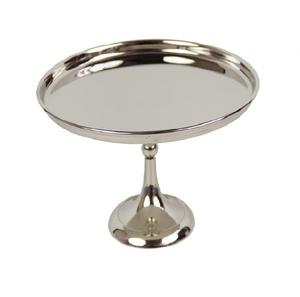 Support à gâteau en métal laiton et aluminium pour fête d'anniversaire fait à la main avec une excellente qualité forme ronde 3 niveaux grand support de finition - Product Image 2