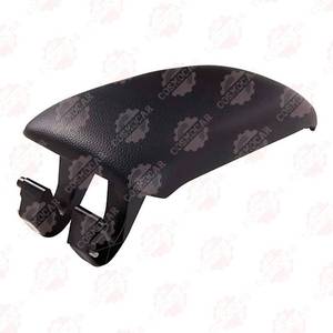 A3 8P bracciolo in pelle portabicchieri anteriore nero - Product Image 3