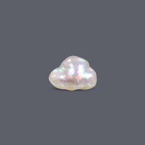 สร้อยคอมุกธรรมชาติแบบหลวม-3.88 กะรัต สีขาวและชมพู ทรงบาร็อค สำหรับเครื่องประดับและการทำเครื่องประดับ - Product Image 1