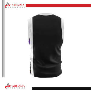 Maillots de basket-ball adultes respirants nouvellement sortis ensemble vêtements de basket-ball brodés élégants - Product Image 4