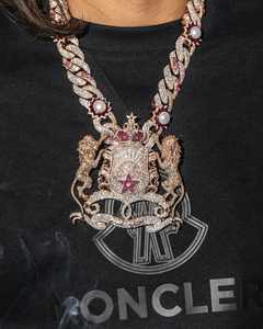 Unisex Vintage 925 Sterling Silver <b>VVS</b> Moissanite <b>Diamond</b> <b>Chain</b> Necklace Fine Jewelry for Hip-hop Parties Silver Plated Pendants - Product Image 2