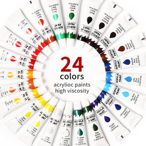 Ensemble <span class=keywords><strong>de</strong></span> peinture acrylique fluide <span class=keywords><strong>Paul</strong></span> Cézanne 12/24 couleurs 6ml pour étudiants, pour verre, <span class=keywords><strong>toile</strong></span>, papier, art - Product Image 3