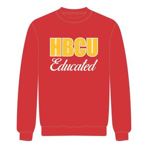 HBCU educato rosso brillante maniche Raglan felpa ciniglia ricamo confraternita greca Divine nove maglione personalizzato collegiato - Product Image 2