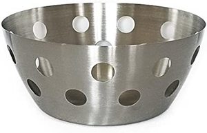 Cuenco galvanizado de estilo granja, utensilio de cocina esencial de alta demanda, tazón de almacenamiento de frutas De diseño versátil - Product Image 4