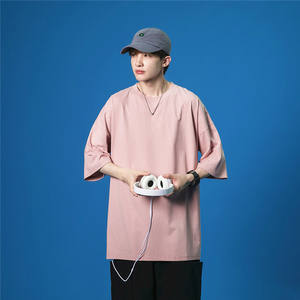 230 GSM de gran tamaño 100% algodón unisex OEM logo personalizado manga corta en blanco casual hombres camiseta para hombres - Product Image 6