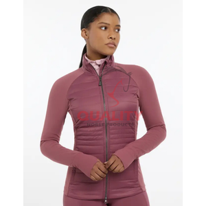 Recién llegado, venta al por mayor, chaqueta de entrenamiento ecuestre para mujer, impermeable, transpirable, tela elástica, chaqueta ergonómica para montar a caballo - Product Image 4