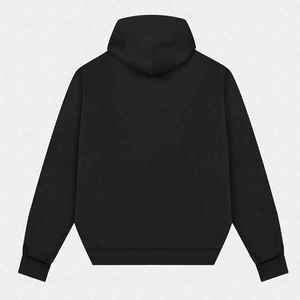 เสื้อกันหนาวมีฮู้ดสำหรับผู้ชายเสื้อวินเทจโลโก้ที่กำหนดเอง - Product Image 2