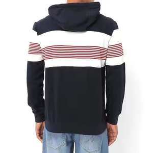 เสื้อสเวตเตอร์มีฮู้ดแขนสั้นของผู้ชายเสื้อสเวตเชิ้ตมีฮู้ดสีทึบลำลองใหม่ล่าสุด - Product Image 3