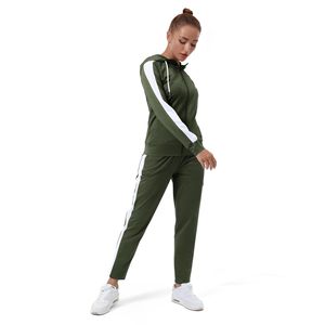 Custom Street Two Piece Hooded Fleece Quick Dry Workout <b>Loungewear</b> Tracksuit Casual <b>Set</b> Women 100% Cotton Sweatsuit - Product Image 2