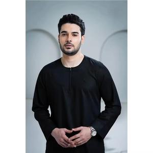 ชุดคลุมมุสลิมแขนยาวสไตล์อาหรับสำหรับผู้ชายชุดคลุมอิสลามคุณภาพสูงตัดเย็บแบบพรีเมียม - Product Image 3