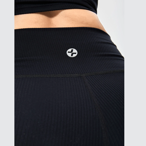 Women's High Waist Ribbed <b>Legging</b> Comfortable Soft Stretch Knitted Fabric Full-Length Seamed <b>Legging</b> - Product Image 4