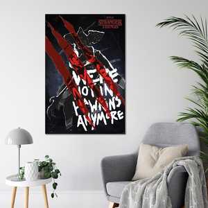 Affiche murale moderne Stranger Things 4 : Design non inspiré de Hawkins - Product Image 4