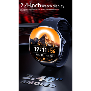 Montre connectée M100 avec carte SIM 4G, caméra 5MP, écran AMOLED 2,4 pouces, 3+32 Go, jeux, fréquence cardiaque, santé, fitness, 4G Full Netcom, Android, GPS - Product Image 5