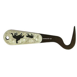 Herramienta de Aseo para Caballos de Acero Inoxidable Marrón Antiguo, Estilo Vaquero, Reutilizable, Resistente, 6 x 2.25 x 0.25 Pulgadas - Product Image 4