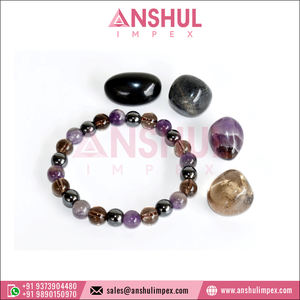 Nuevo Kit de Cristales del Zodiaco CAPRICORNIO 2024, Regalo de Sanación, Piedras Preciosas de Nacimiento, Piedras Redondas, Tarjeta del Zodiaco, Juego de Pulseras de Cuentas Redondas - Product Image 5