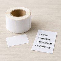 Étiquettes autocollantes en papier personnalisées, durables, résistantes à la chaleur, écologiques, pour les prix des produits d'épicerie, adhésives pour les magasins de détail