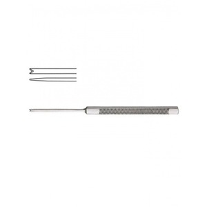 Osteotome en forme de V |   Ciseau osseux chirurgical |   Instrument d'ostéotomie orthopédique certifié CE ISO - Product Image 1