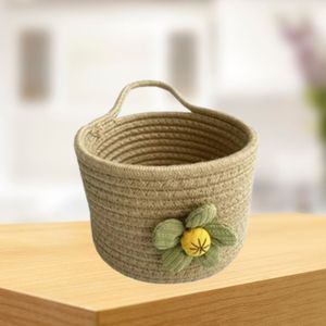 ตะกร้าด้ายคอตตอนติดผนังเป็นมิตรต่อสิ่งแวดล้อมแขวนของจิปาถะสำหรับห้องครัว - Product Image 1