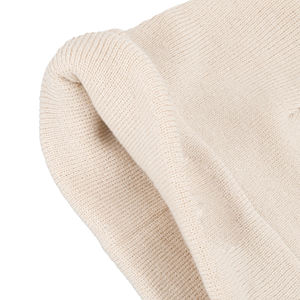 หมวกไหมพรมยืดได้ทำจากอะคริลิค, หมวกถักนุ่มยืดหยุ่นพร้อมพับทับด้านในน้ำหนักเบาเหมาะสำหรับผู้ชายผู้หญิงแฟชั่นลำลอง - Product Image 4