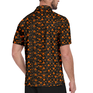 Polo à manches courtes pour homme, nouveau design, en polyester, respirant, à séchage rapide, coupe classique, pour le golf - Product Image 2