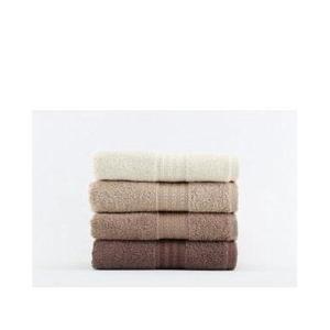 งานอดิเรกชุดผ้าขนหนูอาบน้ำ4ชิ้น50x90สีน้ำตาล - Product Image 1