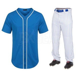 Ensemble d'uniformes de l'équipe de baseball fabriqués au Pakistan avec des tailles et des couleurs personnalisées pour la vente en ligne - Product Image 1