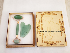 หินอาเกต หินออบซิเดียนสีดำ รูปปั้นหินทำมือ ของที่ระลึก กล่องไม้สั่งทำพิเศษ จากกูร์เจียต บริษัท AMAYRA CRYSTAL EXPORTS - Product Image 2