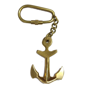 Porte-clés nautique en laiton vente en gros article Vintage de luxe article d'artisanat indien en plein air nouveau Design 2025 produit Standard Top - Product Image 3