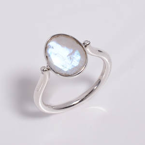 925 Sterling Silver Double Sided <b>Ring</b> Unique Design Natural Montana Agate Gemstone Fashionable Fine Jewelry <b>for</b> Women - Product Image 6
