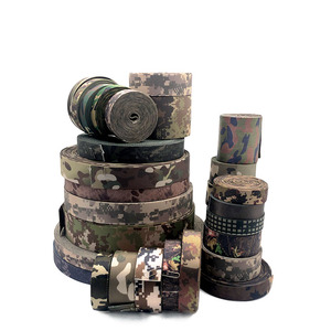 Tùy chỉnh sangle đơn và đôi bên thăng hoa Camo 1 inch Nylon in ấn mô hình vải ngụy trang Polyester Webbing vành đai - Product Image 6