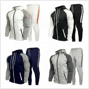 Chándal OEM de diseño personalizado de alta calidad de dos piezas para hombre, ropa de calle, chándal para adultos para invierno - Product Image 4