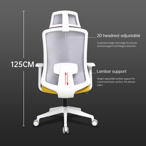 Chaise de <span class=keywords><strong>bureau</strong></span> ergonomique en maille silencieuse certifiée EN1335 avec mécanisme d'inclinaison <span class=keywords><strong>sensible</strong></span> au poids Chaise De <span class=keywords><strong>Bureau</strong></span> Ergonomiczny Fotel - Product Image 6