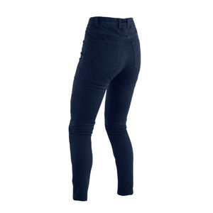 Jean de motard en denim bleu indigo avec renfort en Kevlar et protection homologuée CE pour la sécurité de la moto - Product Image 4