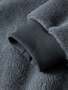 Ropa de invierno para hombre de calidad superior Nuevo estilo Patrón sólido Algodón Mezclado Fleece Sudadera con capucha Peso ligero Pullover Basics - Product Image 5