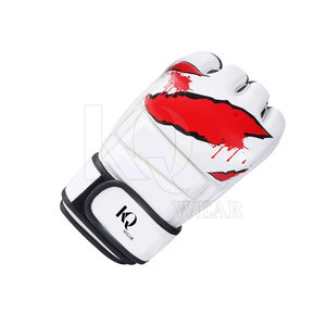 Professional Leather MMA Gloves for Men with <b>Open</b> Finger Design Lightweight Durable Stitching for Long Term Use - Product Image 3