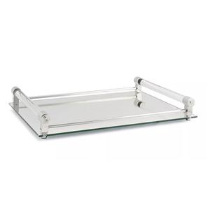 Ustensiles de cuisine de qualité Super Standard Ins Design Plateau de service à cadre métallique argenté écologique Couteau tranchant pour plats de maison Assiettes - Product Image 2