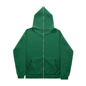 เสื้อฮู้ดมีซิปสำหรับผู้ชายสีและโลโก้ตามสั่ง - Product Image 1