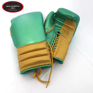 Guantes de Boxeo de Piel Metálica de Alta Calidad con Cordones de Piel, Color Personalizado, por ABDULLAH MARTIAL ARTS - Product Image 5