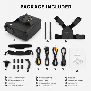 Gafas de Video HD FPV SKYZONE Cobra X V4 V2 con Receptor de Diversidad 5 8G para Dron RC Quadcopter - Product Image 2