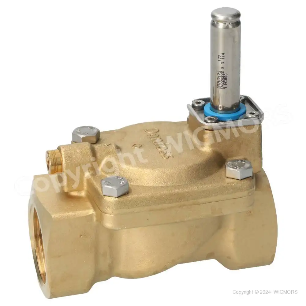 Danfoss Solenoid valve, EV220B, Function: NC, G, 1 1/4, 18.000 m3/h, NBR, 032U7173