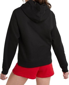 Sweat à capuche zippé pour femmes 80% coton 20% Polyester lavage en Machine léger sweat à capuche pour femmes haut court sweats à capuche manteau usine - Product Image 6