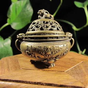 เตาเผากำยานทองเหลืองแบบเรียบง่ายสำหรับใช้ทางศาสนา พร้อมรูปทรง/ขนาดที่ออกแบบเองได้ เป็นธรรมชาติและทนทาน - Product Image 2