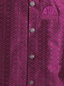 Sherwani Étnico Clásico para Niños, Traje Tradicional para Bodas y Fiestas con Tela de Seda Premium, Largo hasta la Rodilla, de Secado Rápido y Sin Arrugas - Product Image 4